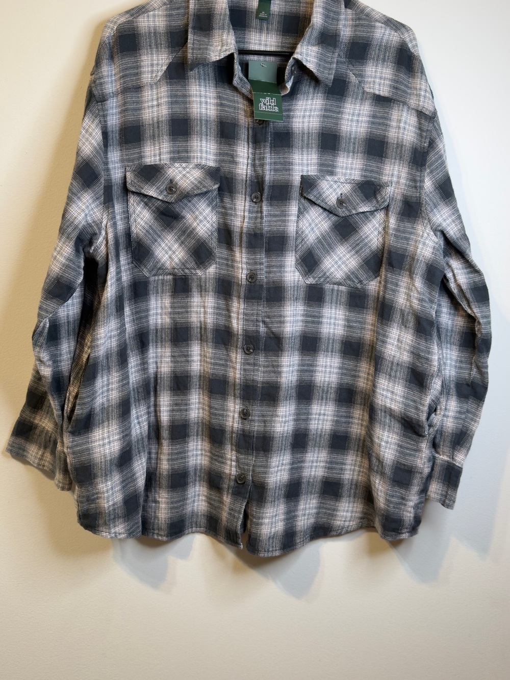 wild fable Men's Gray Shirt Jacket with pockets